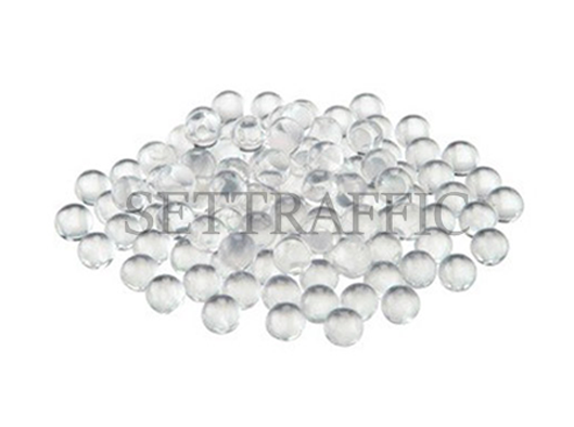 ลูกแก้วสะท้อนแสงโรยเส้น